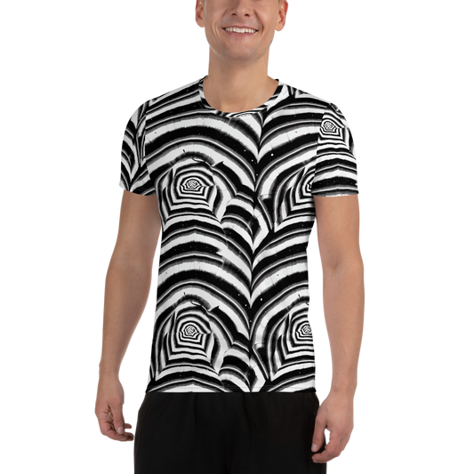 Men's Athletic T-Shirt - Dupain Swirl