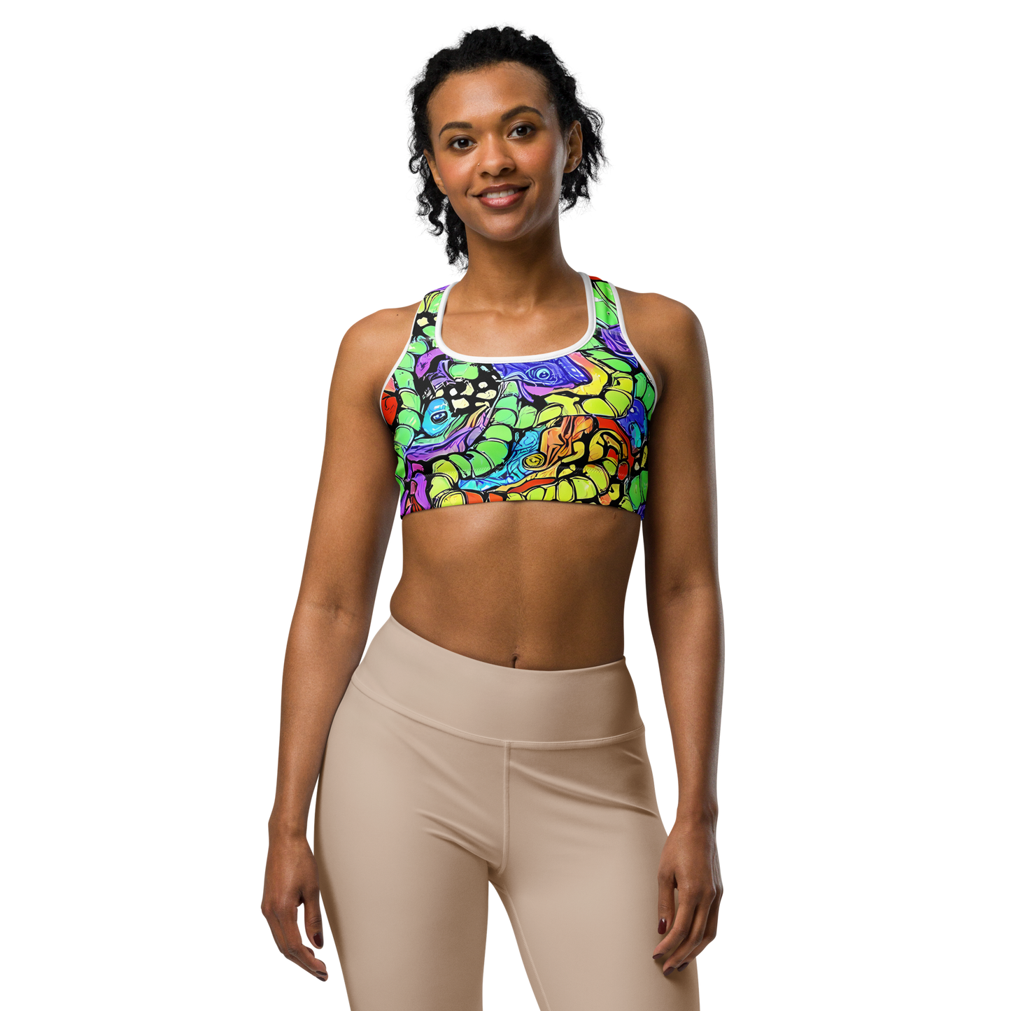 Sports Bra - Frostwork Fantasy