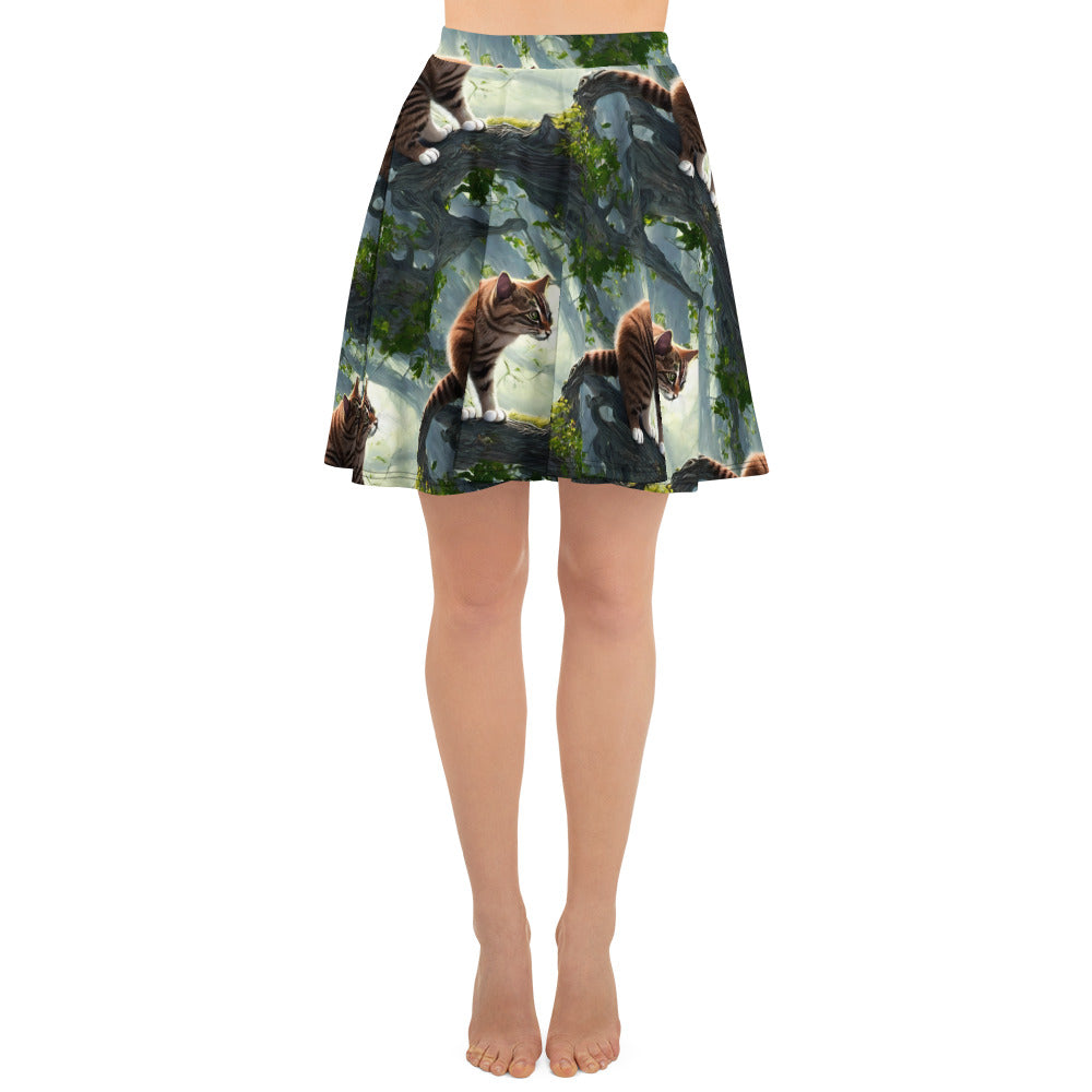 Skater Skirt - Whiskered Enigma