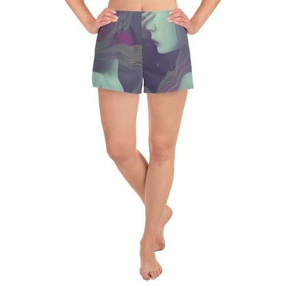 Women’s Athletic Shorts - Ethereal Muse