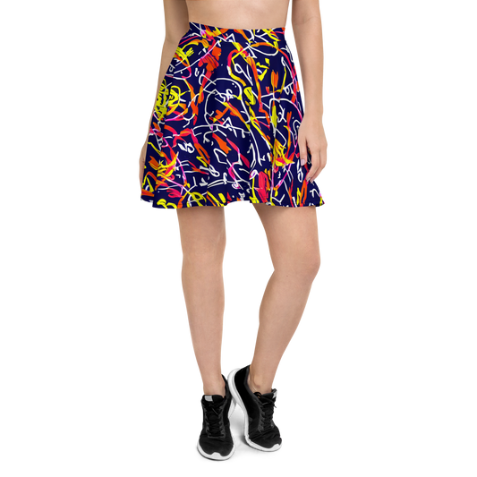 Skater Skirt - Neon Currents