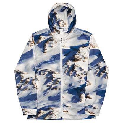 Men's Windbreaker - Snowlit Peaks