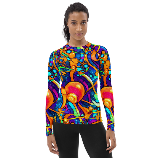 Women's Rash Guard - Iridescent Nebula