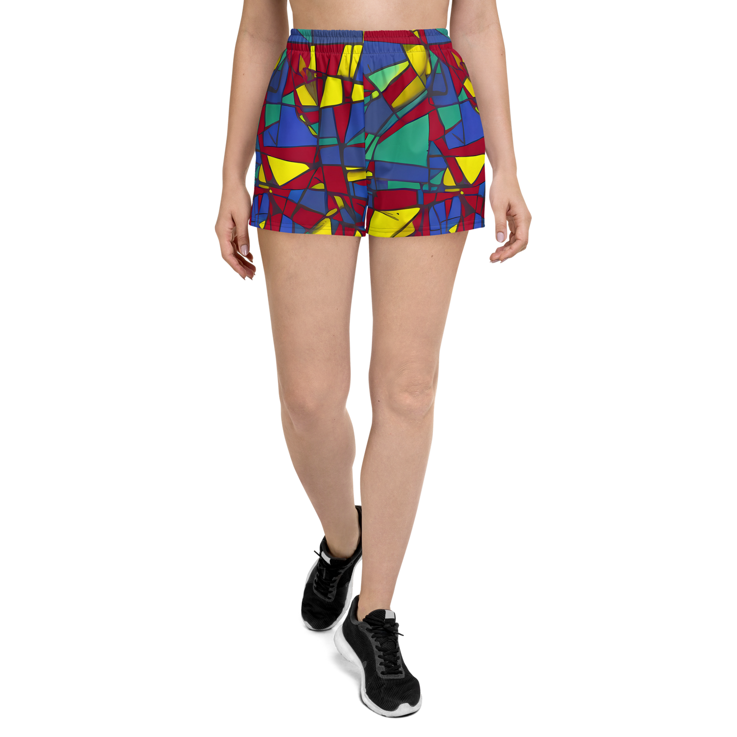 Women’s Athletic Shorts - Vibrant Vexation