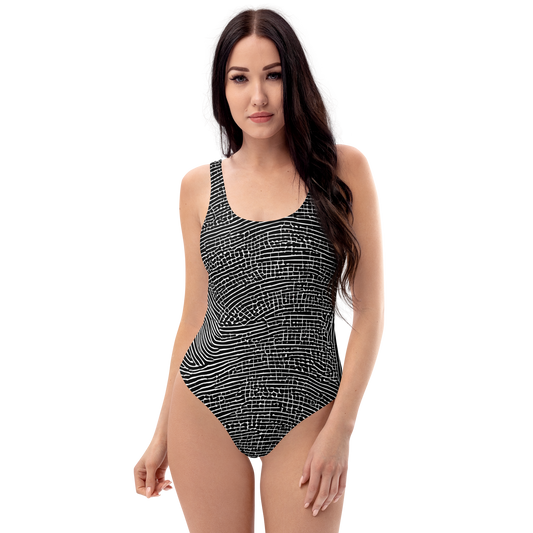 One-Piece Swimsuit - Zenith Stripes