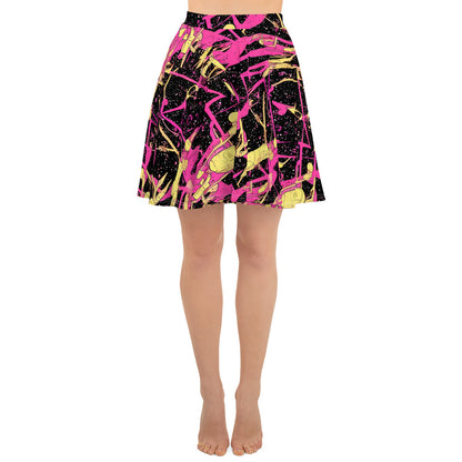 Skater Skirt - Galaxy Graffiti