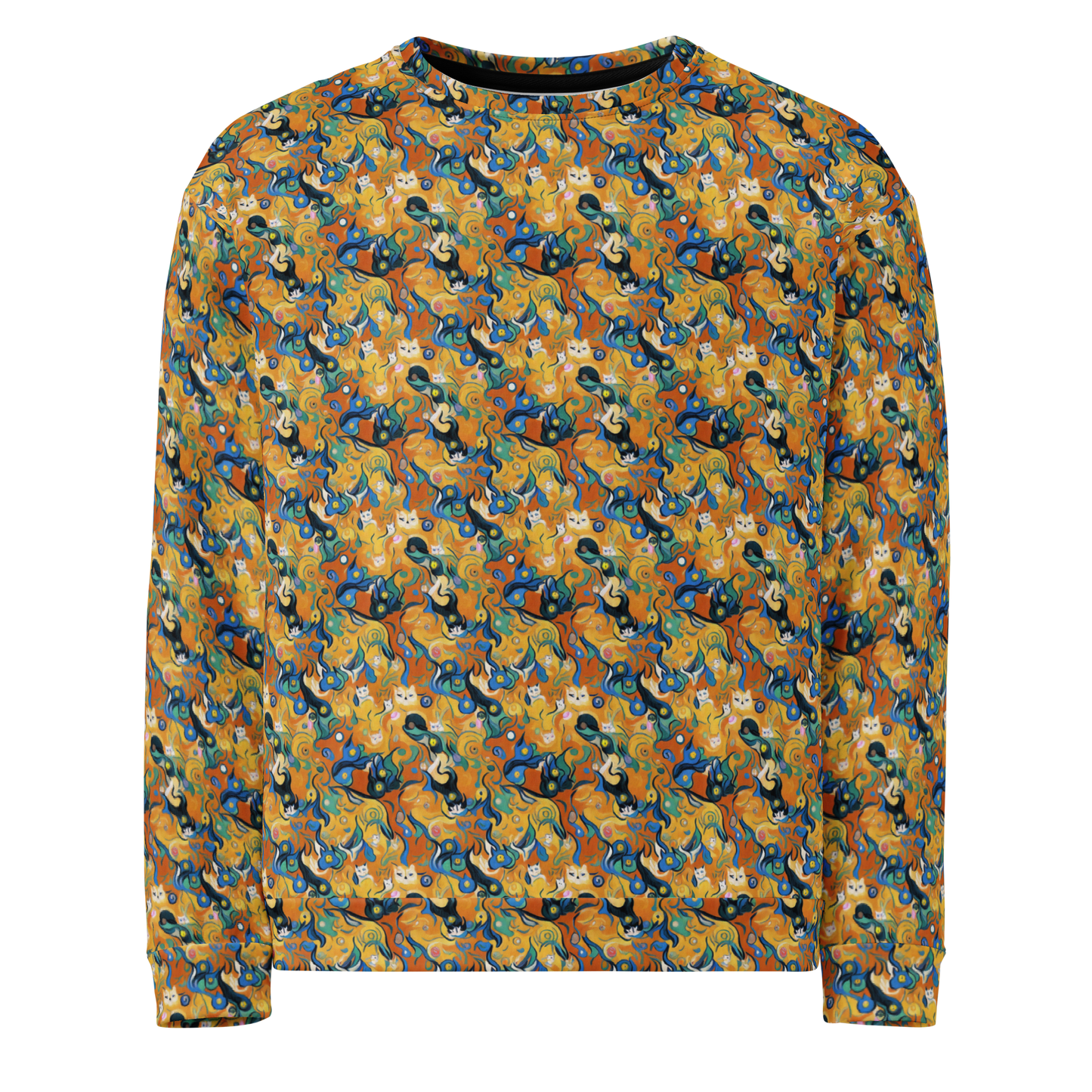 Sweatshirt - Whimsical Feline Dance