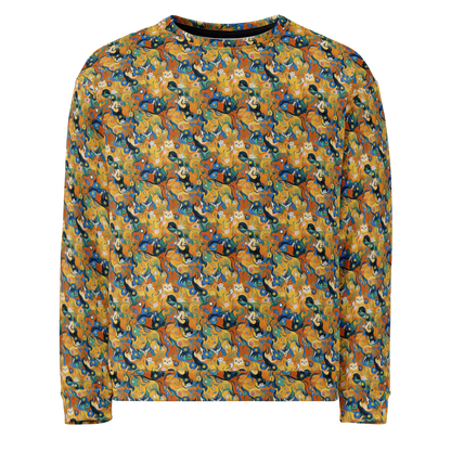 Sweatshirt - Whimsical Feline Dance