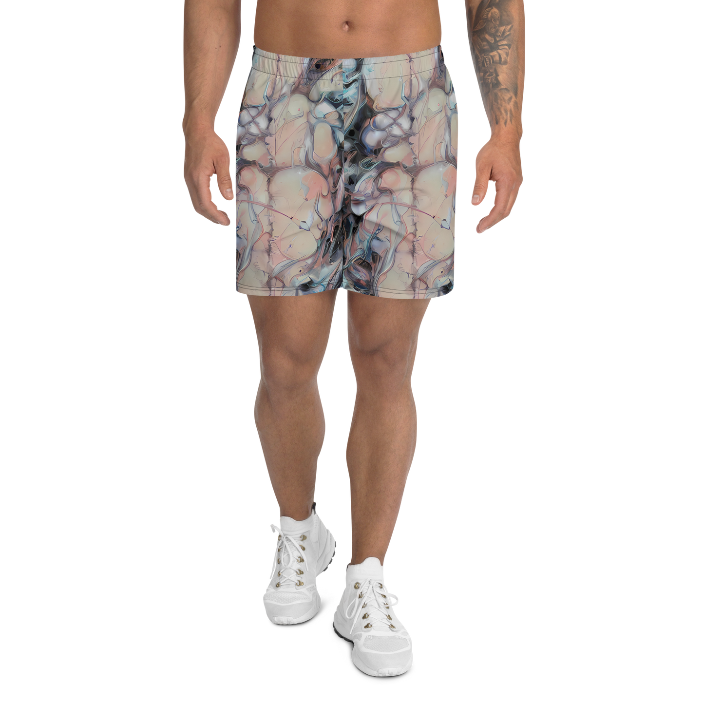 Men's Athletic Shorts - Daydream Cascade