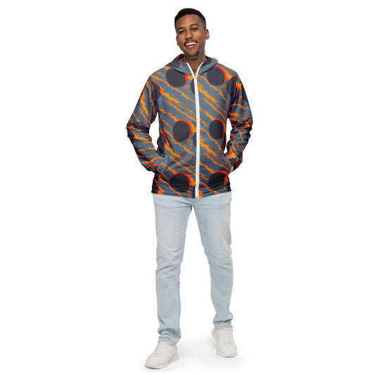 Men's Windbreaker - Flames of Gravity