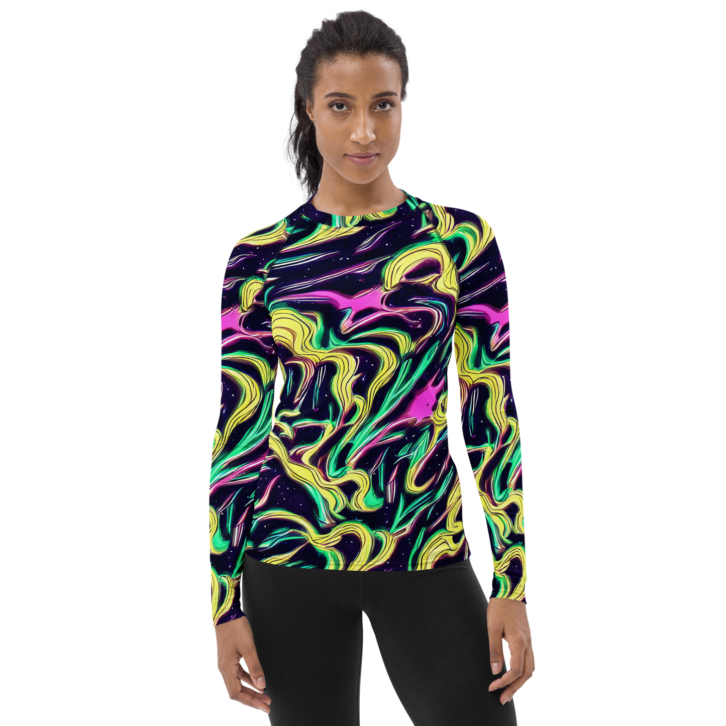 Women's Rash Guard - Casson's Whirl