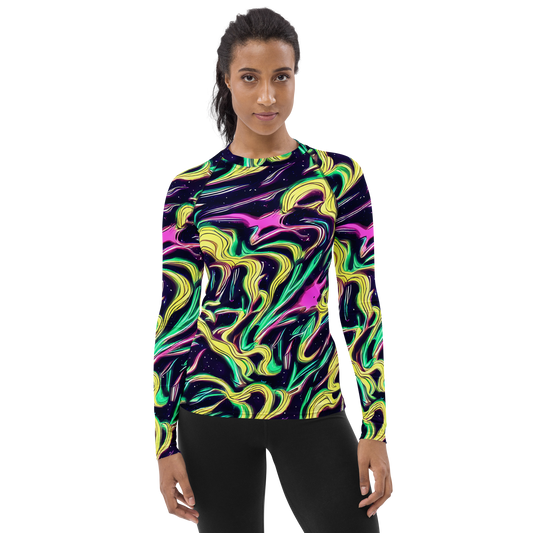 Women's Rash Guard - Casson's Whirl