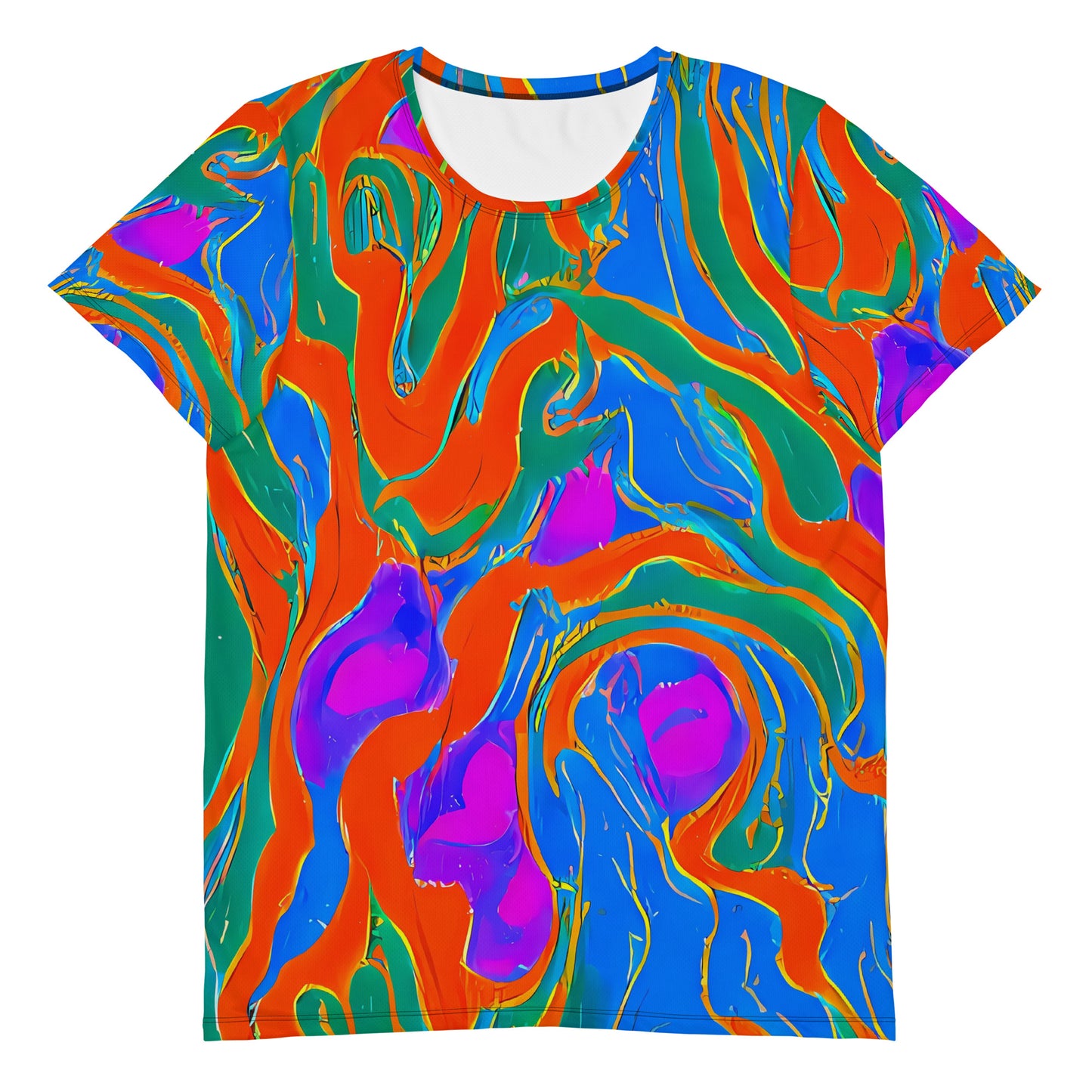 Men's Athletic T-Shirt - Childish Strokes