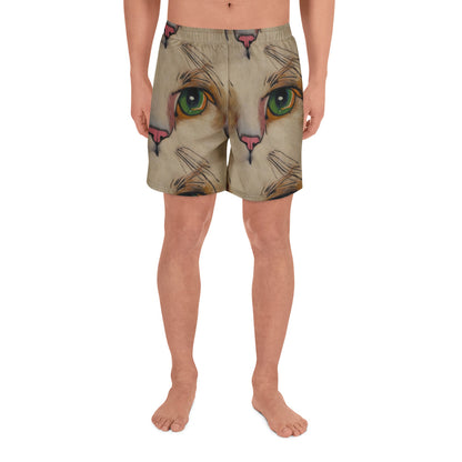 Athletic Long Shorts - Emerald Gaze