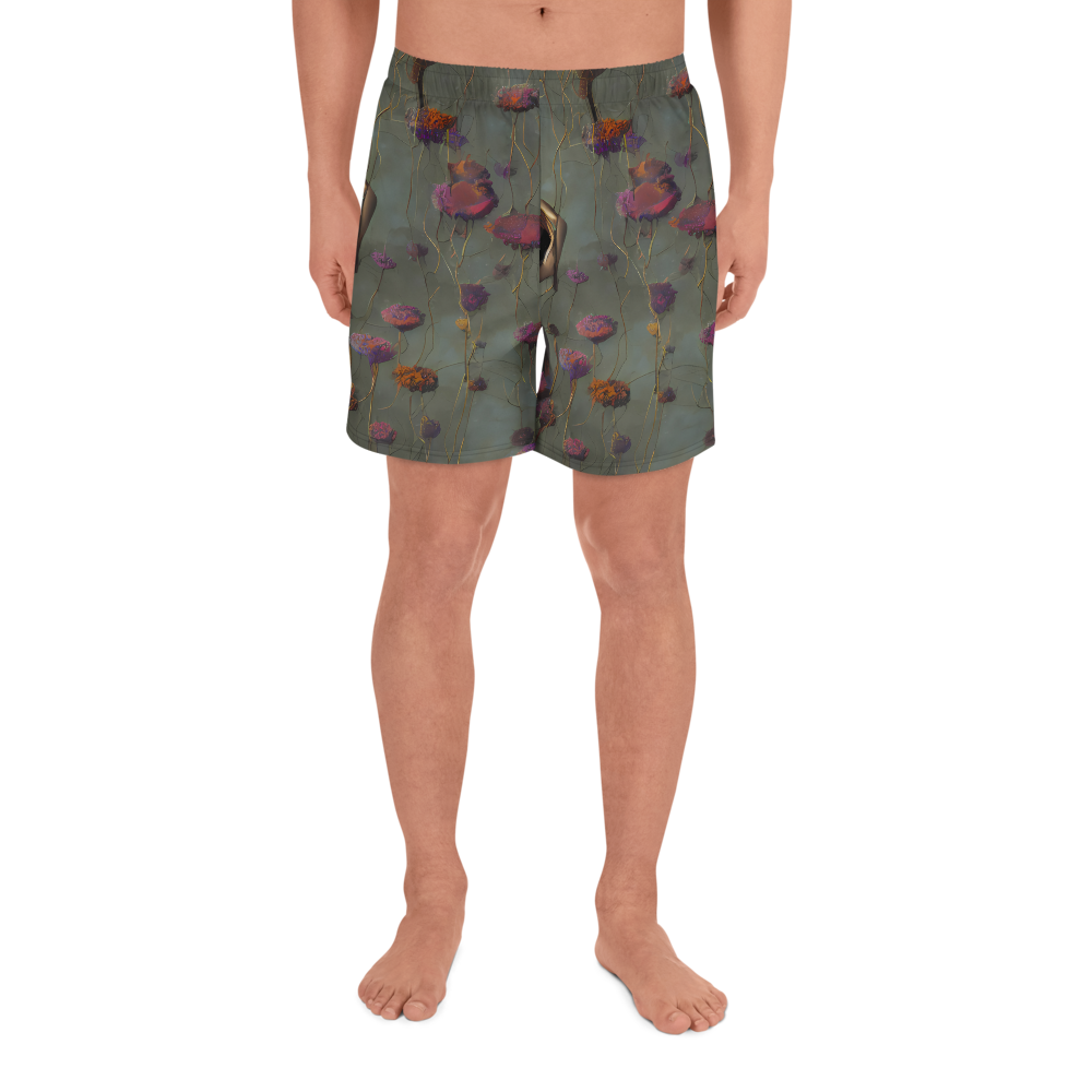 Men's Athletic Shorts - Ethereal Bloom