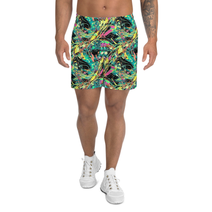 Men's Athletic Shorts - Cyborg Whirl