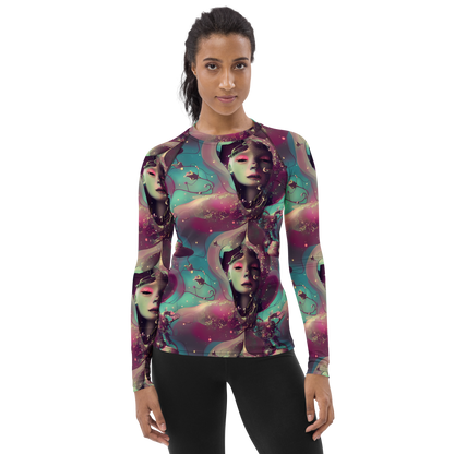 Women's Rash Guard - Nouveau Galaxy