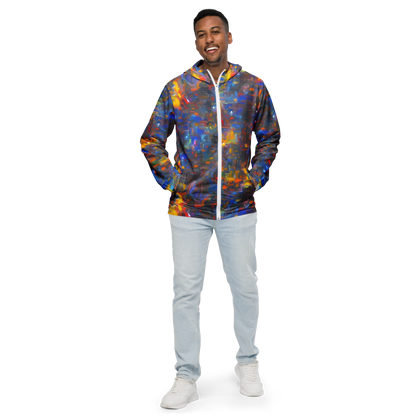 Men's Windbreaker - Abstract Conflux