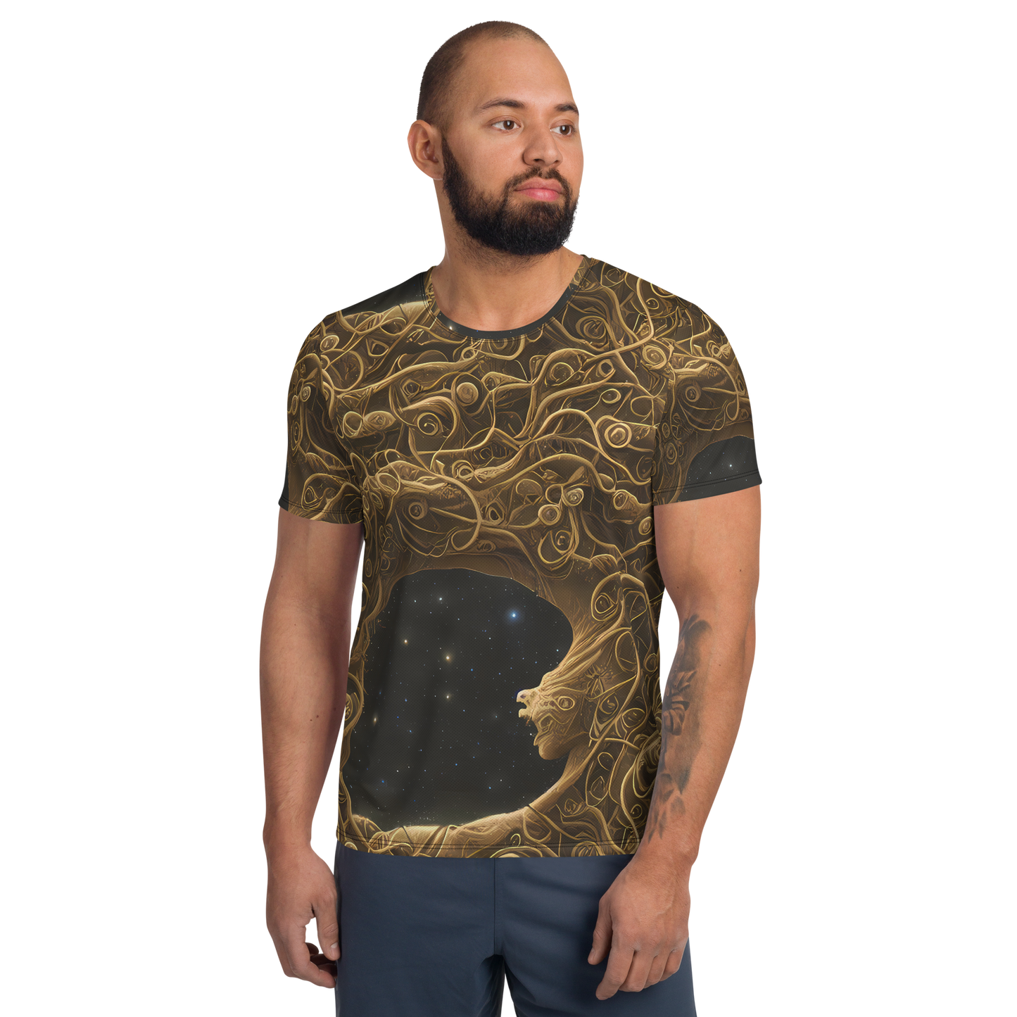 Men's Athletic T-Shirt - Gilded Reverie