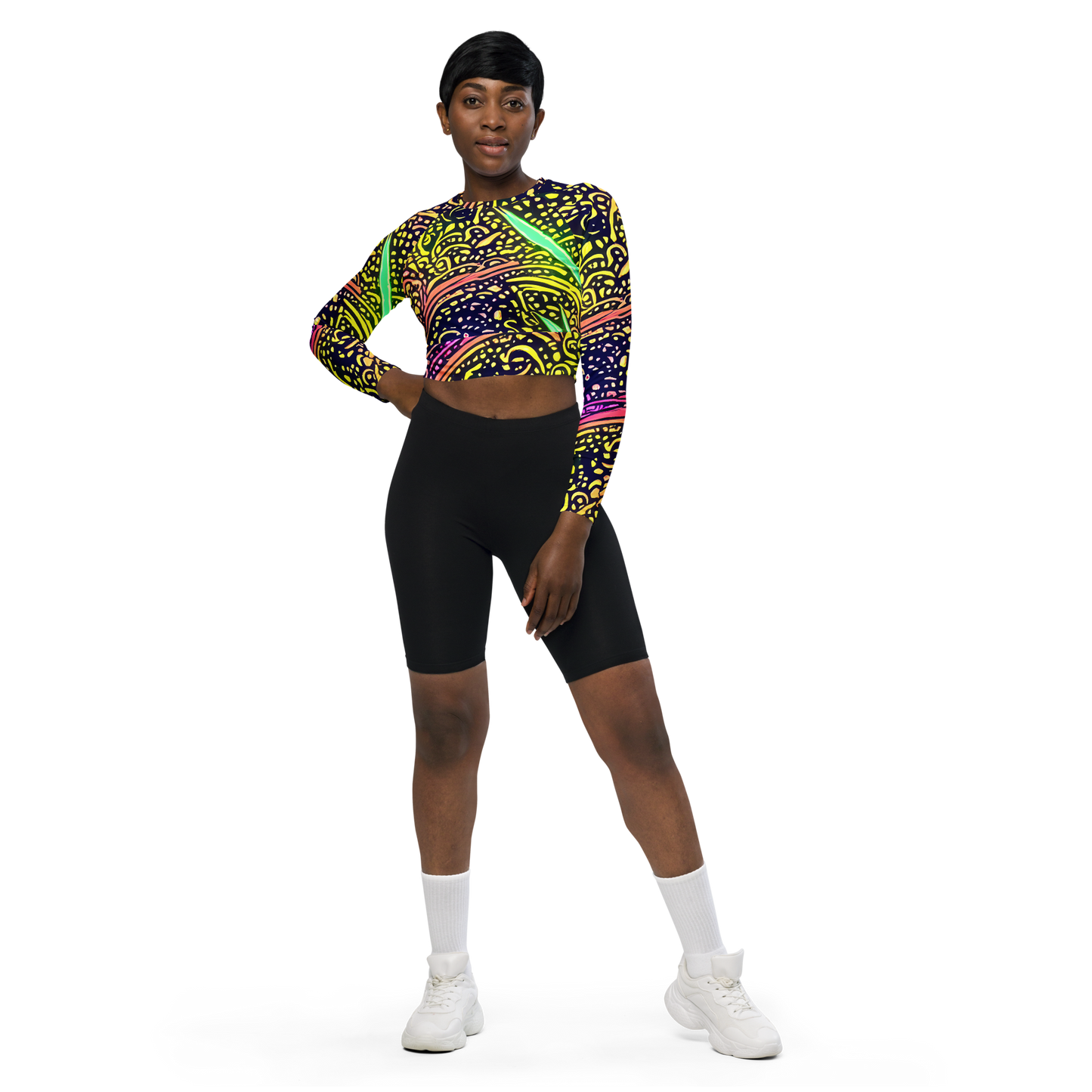 Long Sleeve Crop Top - Isenbrant Illumination