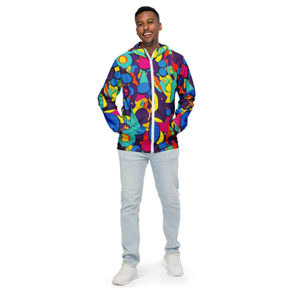 Men's Windbreaker - Psychedelic Harmony