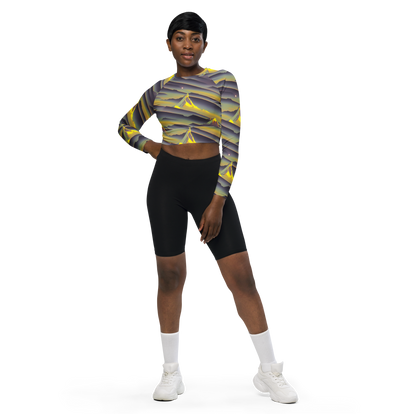 Long Sleeve Crop Top - Surreal Summit