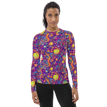 Women's Rash Guard - Festival of Whimsy