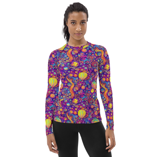 Women's Rash Guard - Festival of Whimsy