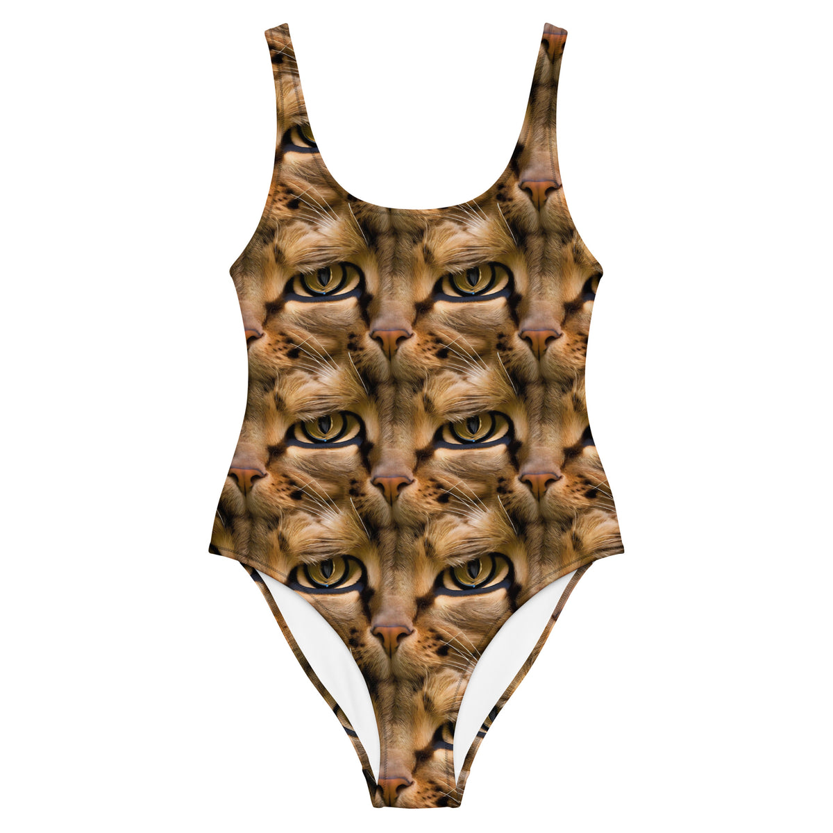One-Piece Swimsuit - Feline Whisper