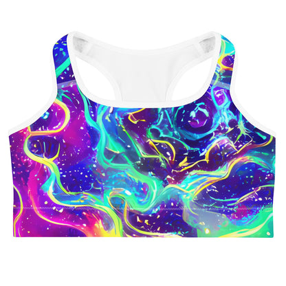 Sports Bra - Liquid Light Show