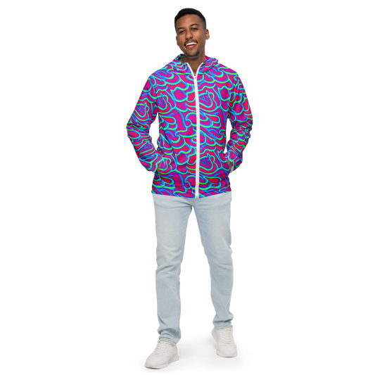 Men's Windbreaker - Aquatic Ember