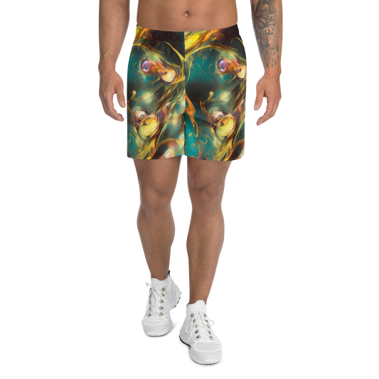 Men's Athletic Shorts - Elegant Whirl