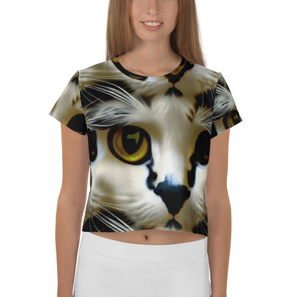 Crop Tee - Feline Fancy