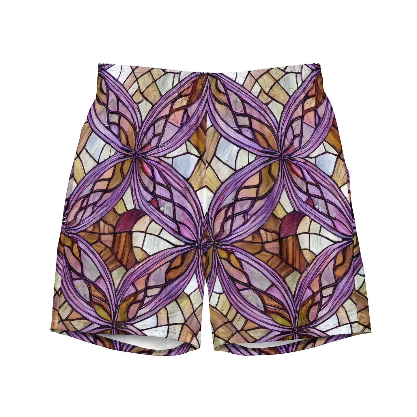 Swim Trunks - Stained Glass Whirl