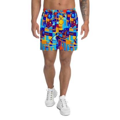 Men's Athletic Shorts - Radiant Labyrinth