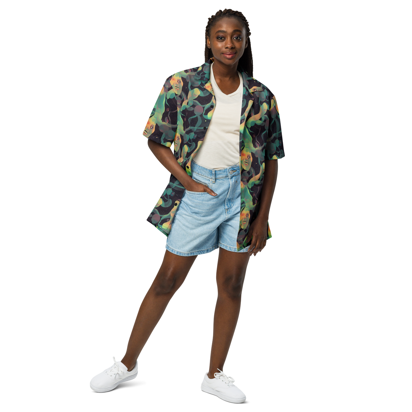 Button Shirt - Astral Rhythms