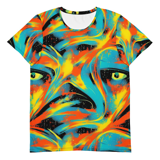 Men's Athletic T-Shirt - Solar Swoosh