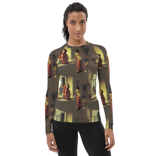 Women's Rash Guard - Surreal Shadows