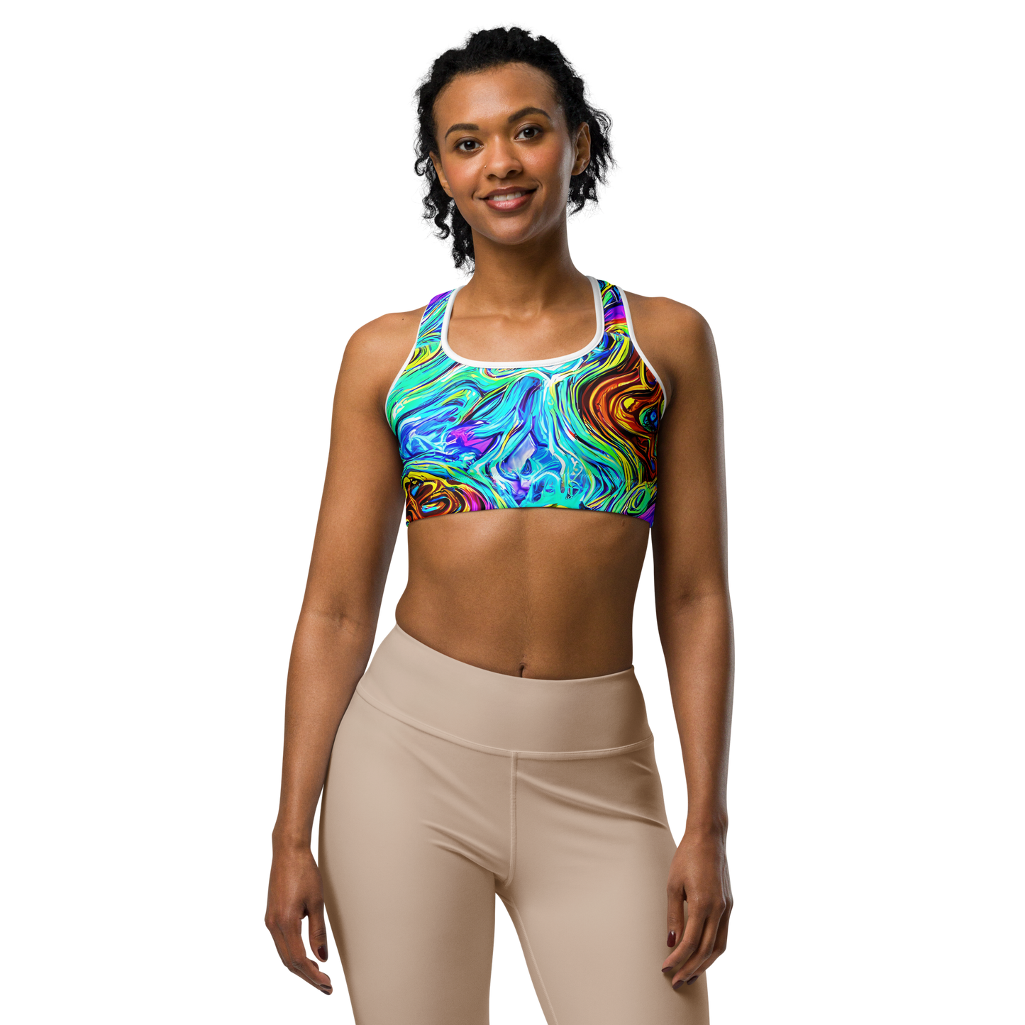 Sports Bra - Mystic Iridescence