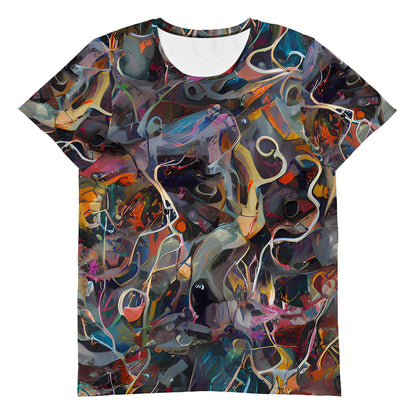 Men's Athletic T-Shirt - Chromatic Entanglement