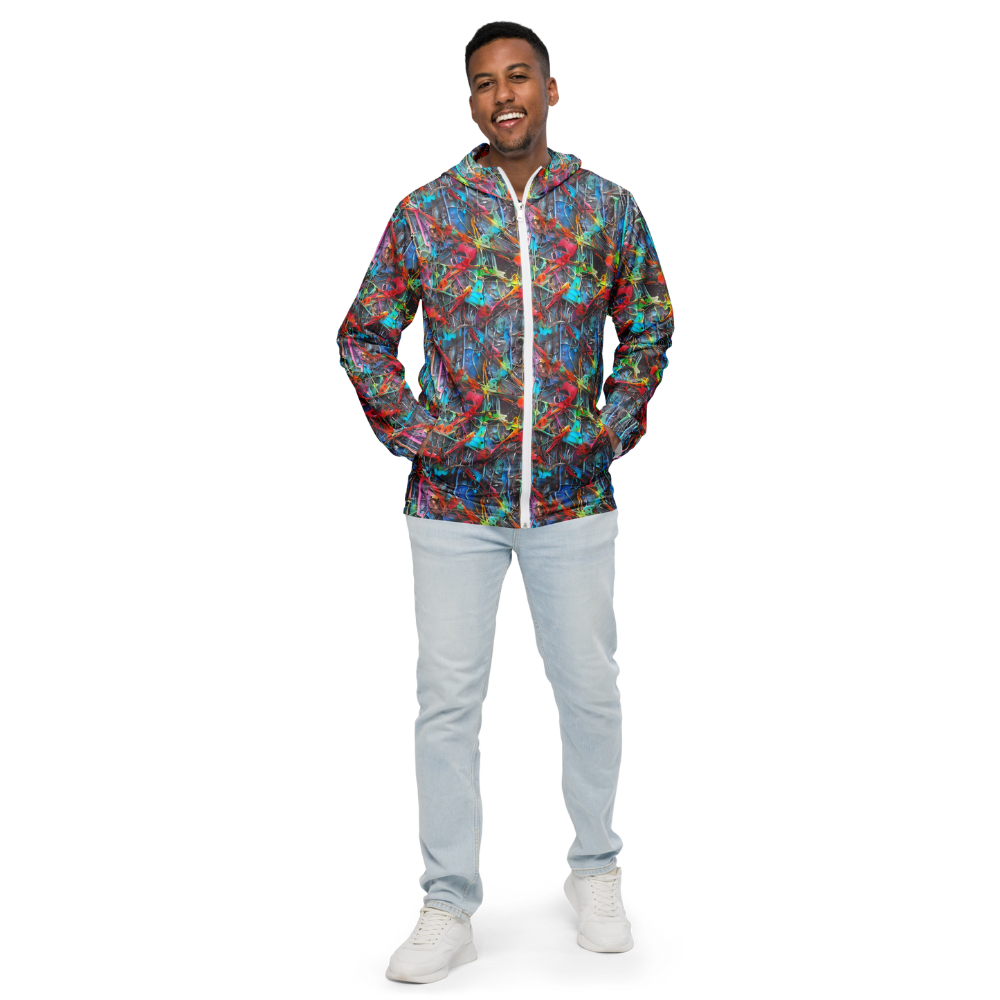 Men's Windbreaker - Junkyard Jewel