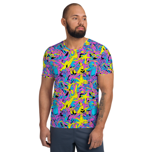 Men's Athletic T-Shirt - Neon Jive