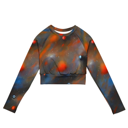 Long Sleeve Crop Top - Inferno Ballet