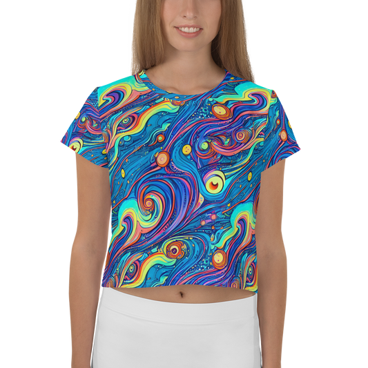 Women's Crop Tee - Echoes of Vortex