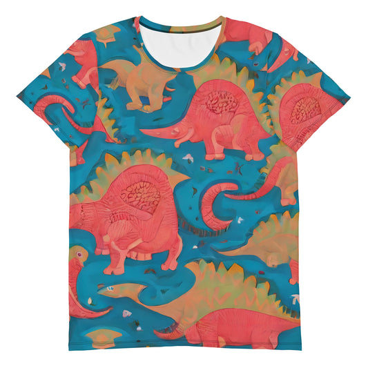 Men's Athletic T-Shirt - Jurassic Jive