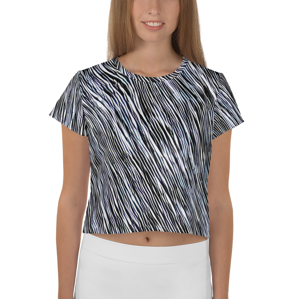 Women's Crop Tee - Dupain Waves