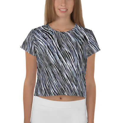 Women's Crop Tee - Dupain Waves