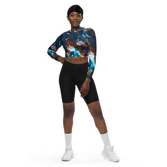 Long Sleeve Crop Top - Ghenie's Whirl