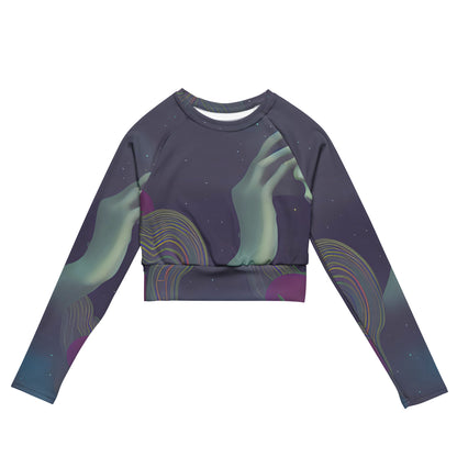 Long Sleeve Crop Top - Ethereal Muse