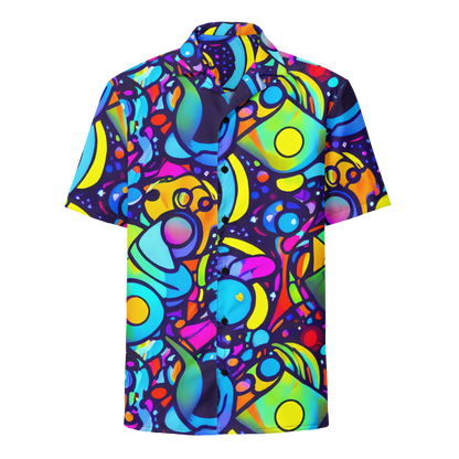 Button Shirt - Neon Graffscape